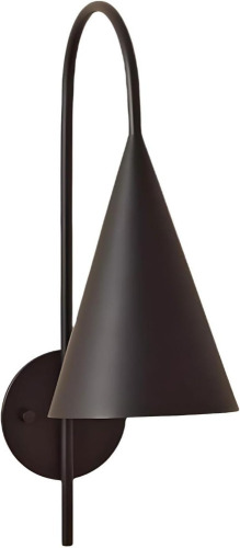 FELOO Wall Sconce Piffle Wall Sconce 10" W x 6" D x 19" H (Matte Black) / FELOO Elegant Articulating Mid-Century Modern Metal Medium Sconce, Multi-Color Available, Streamlined Design Metal Wall Light for Living Room, Lounge Room, Sitting Room (Black Pole 