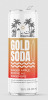Gold Soda - Natural Ingredients - Organic Cane Sugar - Non-GMO - No Preservatives - Monk Fruit - Sparkling Water - Made with Natural and Organic Flavors - Ginger Apple 12 fl oz