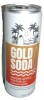 Gold Soda - Natural Ingredients - Organic Cane Sugar - Non-GMO - No Preservatives - Monk Fruit - Sparkling Water - Made with Natural and Organic Flavors - Ginger Apple 12 fl oz - 2