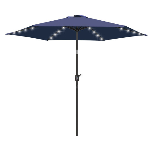 Arlmont & Co. Boxwell 90" Lighted Market Umbrella New In Box $299