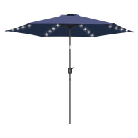 Arlmont & Co. Boxwell 90" Lighted Market Umbrella New In Box $299