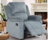 Latitude Run Nikodemos 34.8" Wide Contemporary Breathable Skin Friendly Microfiber Fabric Soft Padded Manual Recliner Chair in Gray New in Box $699