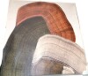 Latitude Run&reg; Folded Earth I Abstract Organic Contemporary Art, 48" x 48" New In Box $399 - 2