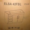 Moreno Bath Elsa 42&rdquo; Freestanding Vanity Cabinet (Left Side Drawers) New in Box $1599 - 2