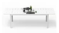 Domi Outdoor Living Rectangular Metal Outdoor Dining Table with Extension in Box $699