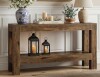 Millwood Pines 62.99" W Stain Resistant Pedestal Console Table New in Box $499