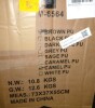 Mercer41 Abba Leather Task Chair with Padded Arms in Brown New in Box $399 - 2
