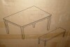 Ebern Design Ezzah Rectangular Dining Set with Bench New in Box $499 - 2