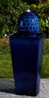 Mistana Ferrigno Weather Resistant Column Fountain with Light New in Box $699