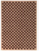 AllModern Walker Checkered Wine Shag Area Rug 8 x 10' New $699