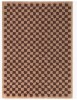 AllModern Walker Checkered Wine Shag Area Rug 8 x 10' New $699