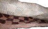 AllModern Walker Checkered Wine Shag Area Rug 8 x 10' New $699 - 2