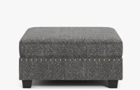 Wade Logan Storage Ottoman in Gray New in Box $499