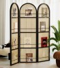 Bay Isle Home 67" Arched Folding Room Divider with Magazine Display Rails New in Box $399
