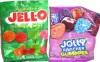 Jolly Rancher Gummies Very Berry Assorted Fruit Flavored Candy, 3.4 oz Bag / Jello-O - Sour Gummie Candy Cubes, 4.5 oz / Assorted - 3