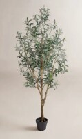 Joss & Main 6 FT. Faux Olive Tree With Fruit And Realistic Leaves For Home Decor New In Box $199