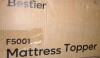 Bestier 3" Medium Firm King Size Cooling Gel Memory Foam Mattress Topper for Back Pain Relief, Removable Cover and Adjustable Straps New in Box $299 - 2