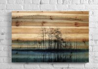 Steelside&trade; "Tree Isle Reflects" by Parvez Taj Canvas, 24" x 36" New In Box $299