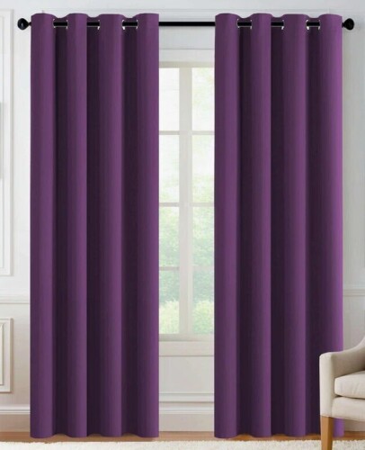 Latitude Run&reg; Blackout Curtains for Bedroom/Living Room 2 Panels Set - Thermal Insulated Room Darkening Grommet Top Curtains, 42" x 84" New $89