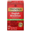Twinings Decaffeinated English Breakfast Black Tea Bags, 20 CT | A Classic, Robust & Smooth, Full Flavour Without the Caffeine, 20 Foil Lined Individually Wrapped Bags, Enjoy Hot or Iced / Tazo Organic Chai Black Tea - 16ct: Gluten-Free, Non-GMO / Assorte