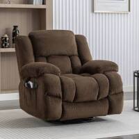 Latitude Run Kinue 41.3" W Swivel Upholstered Recliner with Massage and Heat On Working $999