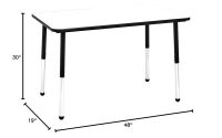 Amazon Basics Dry-Erase Rectangular School Activity Table New in Box $299