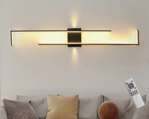 Wrought Studio&trade; Gurine 55.12" Aluminum LED Flush Mounted Sconce New in Box $299