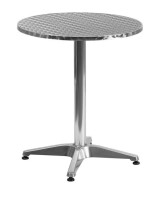 Flash Furniture Mellie 23.5'' Round Aluminum Indoor-Outdoor Table with Base $299