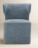 AllModern Sardinia Upholstered Dining Chair With Casters $499