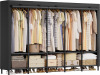 SONGMICS Wardrobe Closet, Heavy Duty Clothes Rack, Clothes Organizer, | 5 Hanging Rails, 10 Shelves, Clothes Organizer, for Bedroom, Ink Black New In Box $199