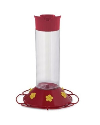 Perky-Pet Hummingbird 30 oz Glass/Plastic Nectar Feeder 6 ports New $79