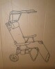 ABORON Beach Chair with Canopy Shade Beach Cart Chair w/ Wheel 2 in 1 Folding Lounge Chair Outdoor Recliner Patio Lounge Chair New In Box $199 - 2