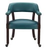 Steve Silver Casual Faux leather Upholstered Dining Arm Chair (Wood Frame) New Open Box $299