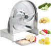RISMANOR Commercial Manual Fruit Vegetable Slicer 0.2-12mm Adjustable Thickness Multifunctional Commercial Slicer for Fruit Lemon Onion Cabbage Potato Apple With Shredding Attachment Julienne Insert $299