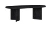 Henn&Hart 47.63" Black Grain MDF Coffee Table New In Box $299
