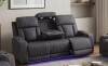 Latitude Run Kruze Top Grade Breathing Leather Power Recliner Sofa New Floor Model $1999