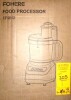 FOHERE Food Processor, 12 Cup, 2-in-1 Feed Chute Food Chopper & Meat Grinder, 500 Watt Motor, BPA Free, Stainless Steel, Procesador de Alimentos for Mincing, Dicing, Shredding, Puree & Kneading Dough On Working $199 - 2