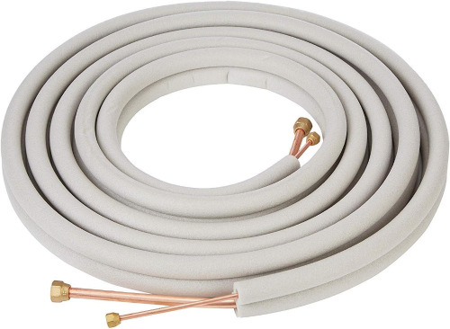 Senville 25 Ft. Copper Pipes for Mini Split Air Conditioner 1/4" & 3/8" White New In Box $199