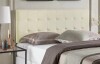 Jessenia Tufted Upholstered Headboard, Height Adjustable Full/Queen Size Headboard, Bed Backboard Padded Premium Fabric Headboard- Cream New In Box $399