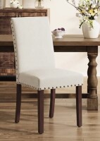 Andover Mills&trade; Bontrager 20'' H Linen Dining Chair - Upholstered Parsons Side Chair New In Box $299