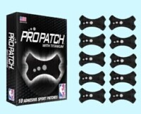 Propatch with Titanium Adhesive Sports Patches - Black 10 Count New In Box