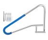 VEVOR - Pool Rail 55x32 Pool Railing 304 Stainless Steel 250LBS Load Capacity Silver Rustproof Pool Handrail - Sliver, Blue New In Box $499
