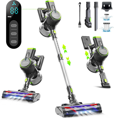 QikCln Cordless Vacuum Cleaner with 23Kpa Powerful Vacuum Cleaner, 3 Modes and 45 Mins Runtime, Powerful Vacuum Cleaner for Home Pet Car-Green On Working $299