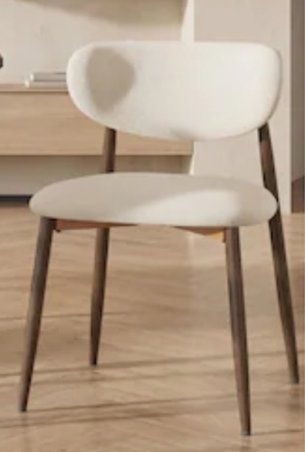Colamy Camel Mid-Century Modern Upholstered Dining Chair with Metal Frame, New in Box $299