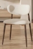 Colamy Camel Mid-Century Modern Upholstered Dining Chair with Metal Frame, New in Box $299