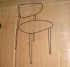 Colamy Camel Mid-Century Modern Upholstered Dining Chair with Metal Frame, New in Box $299 - 2