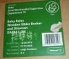 Baby Relax Huntington Nursery Glider & Ottoman, Brown Wood with Light Gray Microfiber Cushions, New in Box $299 - 2