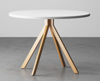 Wade Logan&reg; Breshia 39.4" Pedestal Dining Table New In Box $399