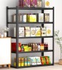 ABORON 5-Tier Garage Shelving Heavy-Duty Garage Storage Shelving Unit in Black 36 in. W x 16 in. D x 72 in. H, New In Box $299