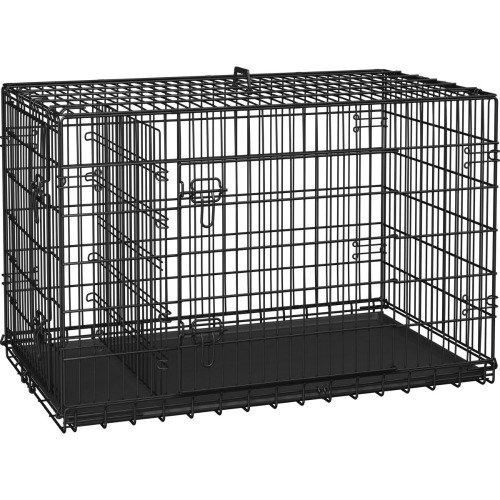 Tucker Murphy Pet&trade; Foldable Metal Wire Dog Cage with Divider, 31.5" H x 48" W x 29" D New In Box $299